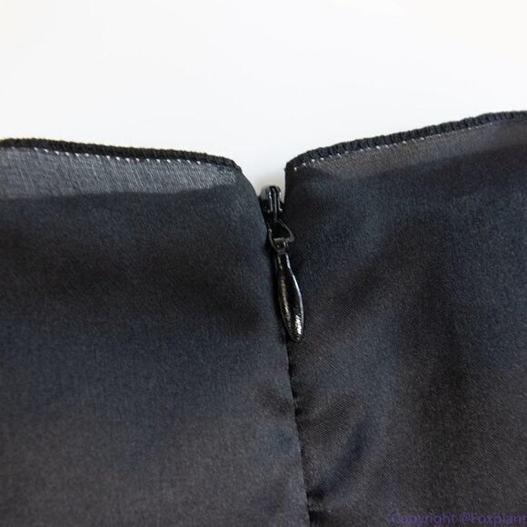 NEW Piazza Sempione Italian-made cashmere/silk black shift‎ dress, IT 40 - Picture 15 of 16